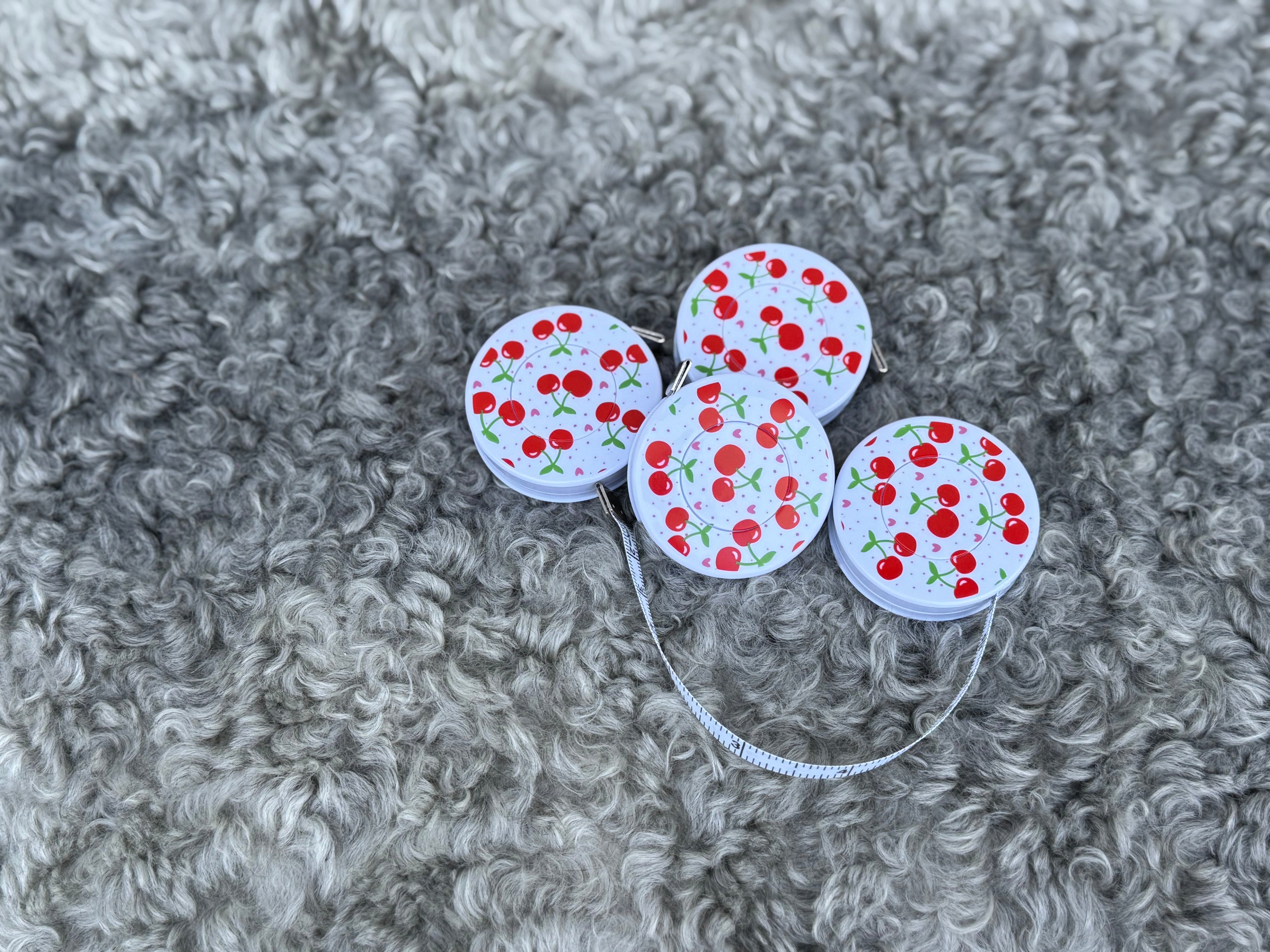 Måttband, körsbär