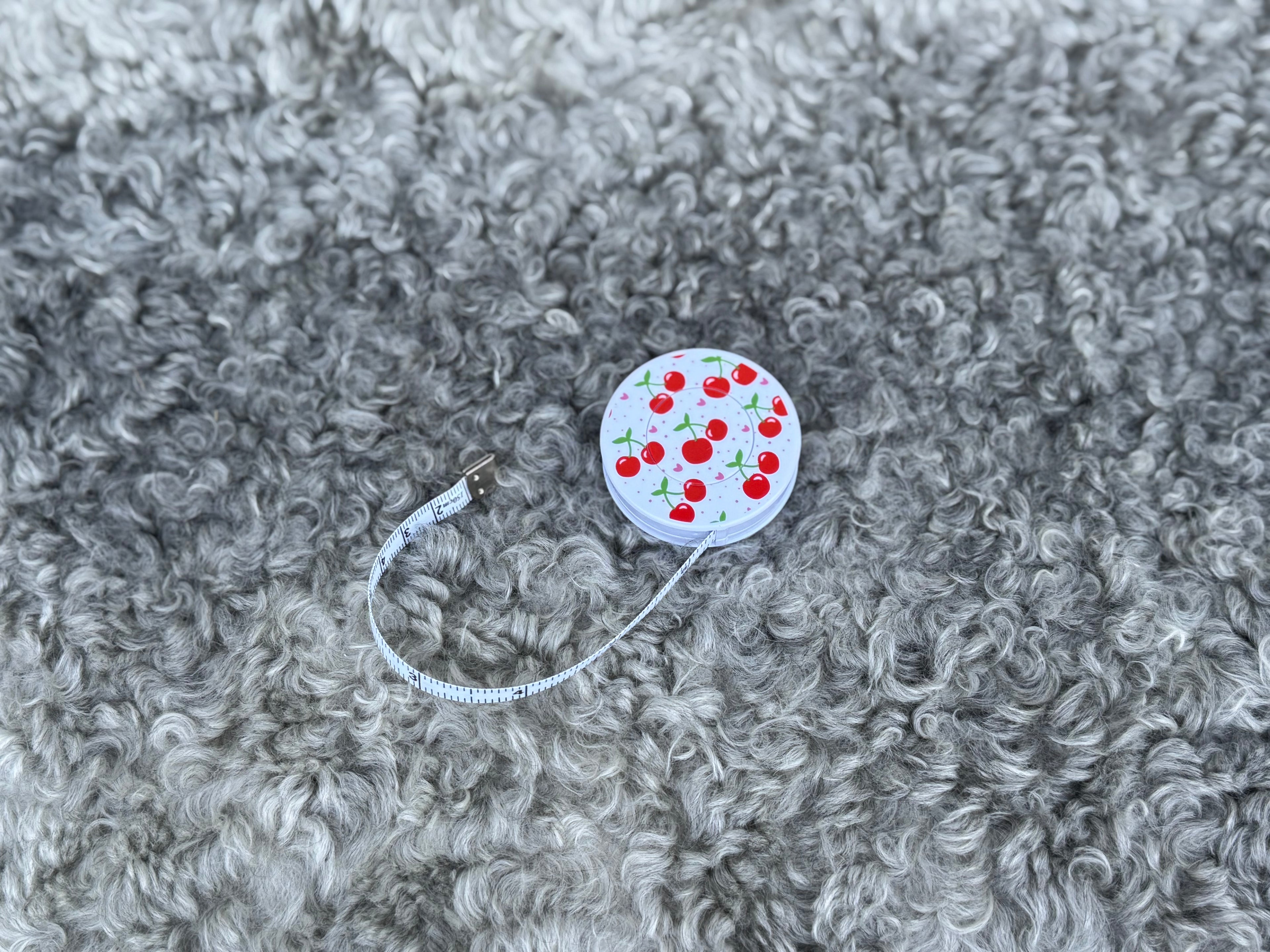 Måttband, körsbär