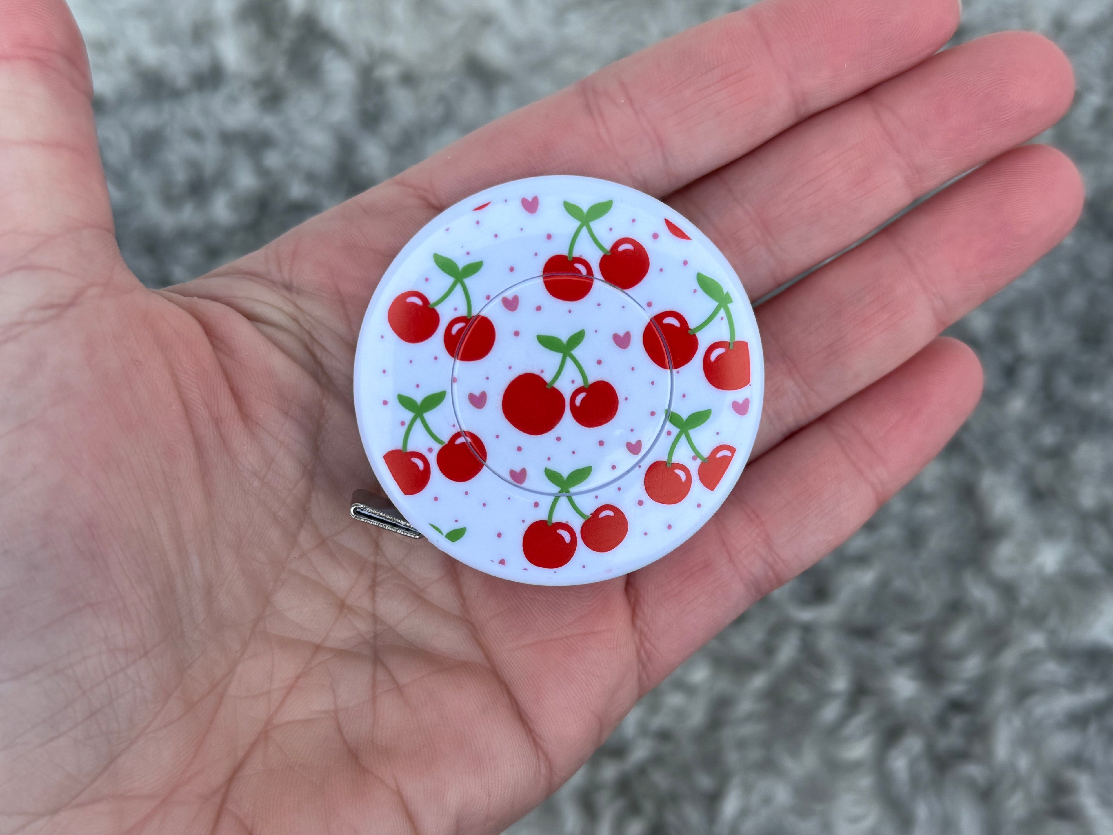 Måttband, körsbär