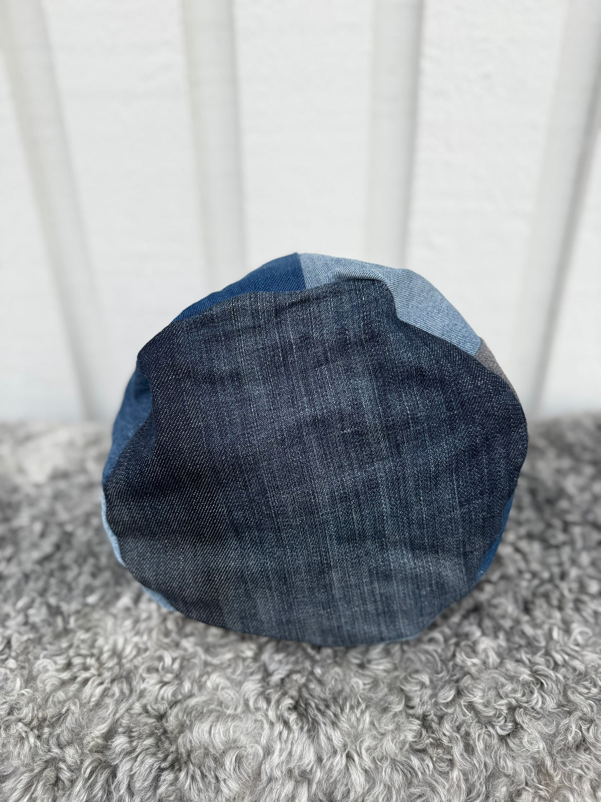 Projektpåse, stor, upcycled jeans, no 9