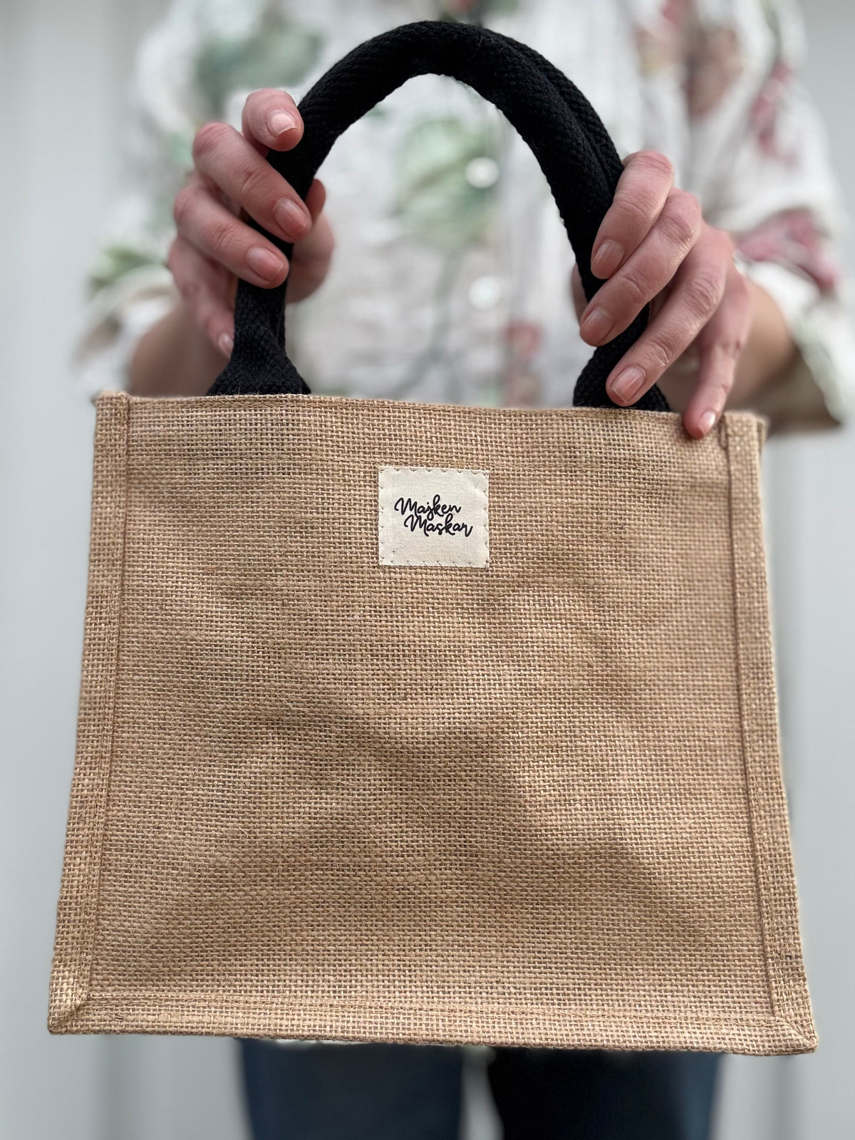 Väska, stor ”Yarn & wine…”