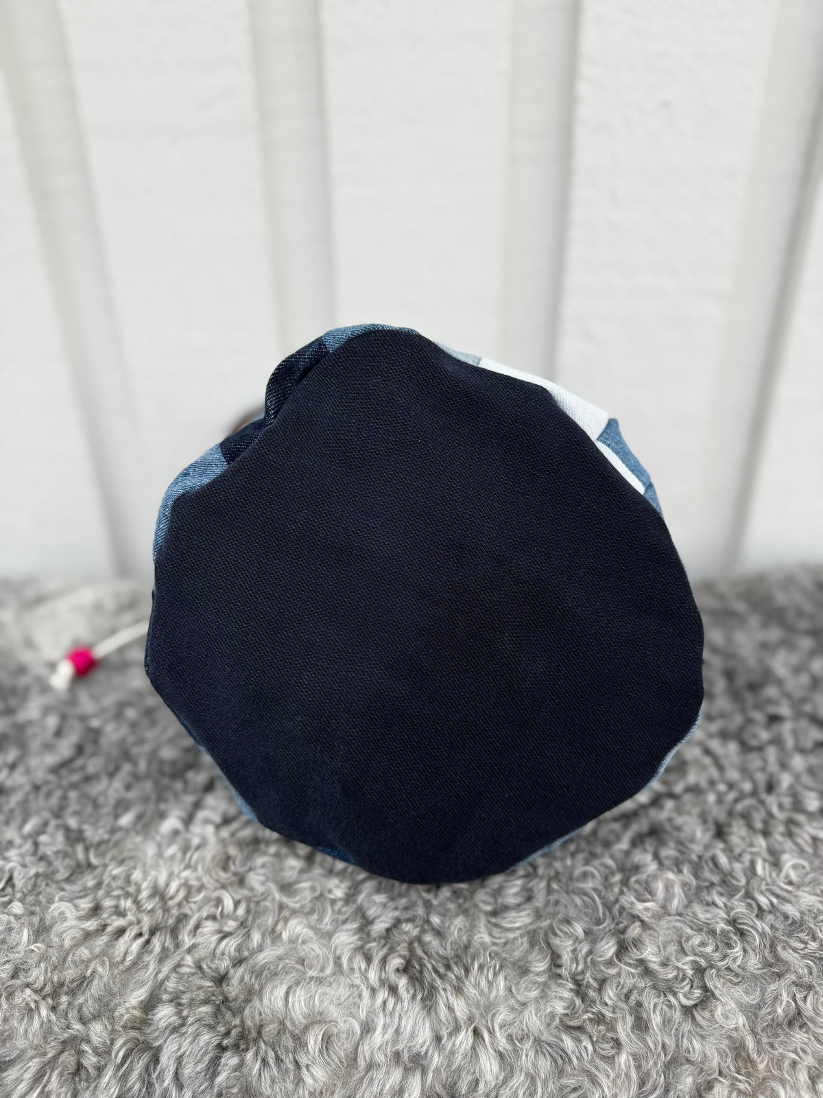 Projektpåse, stor, upcycled jeans, no 8