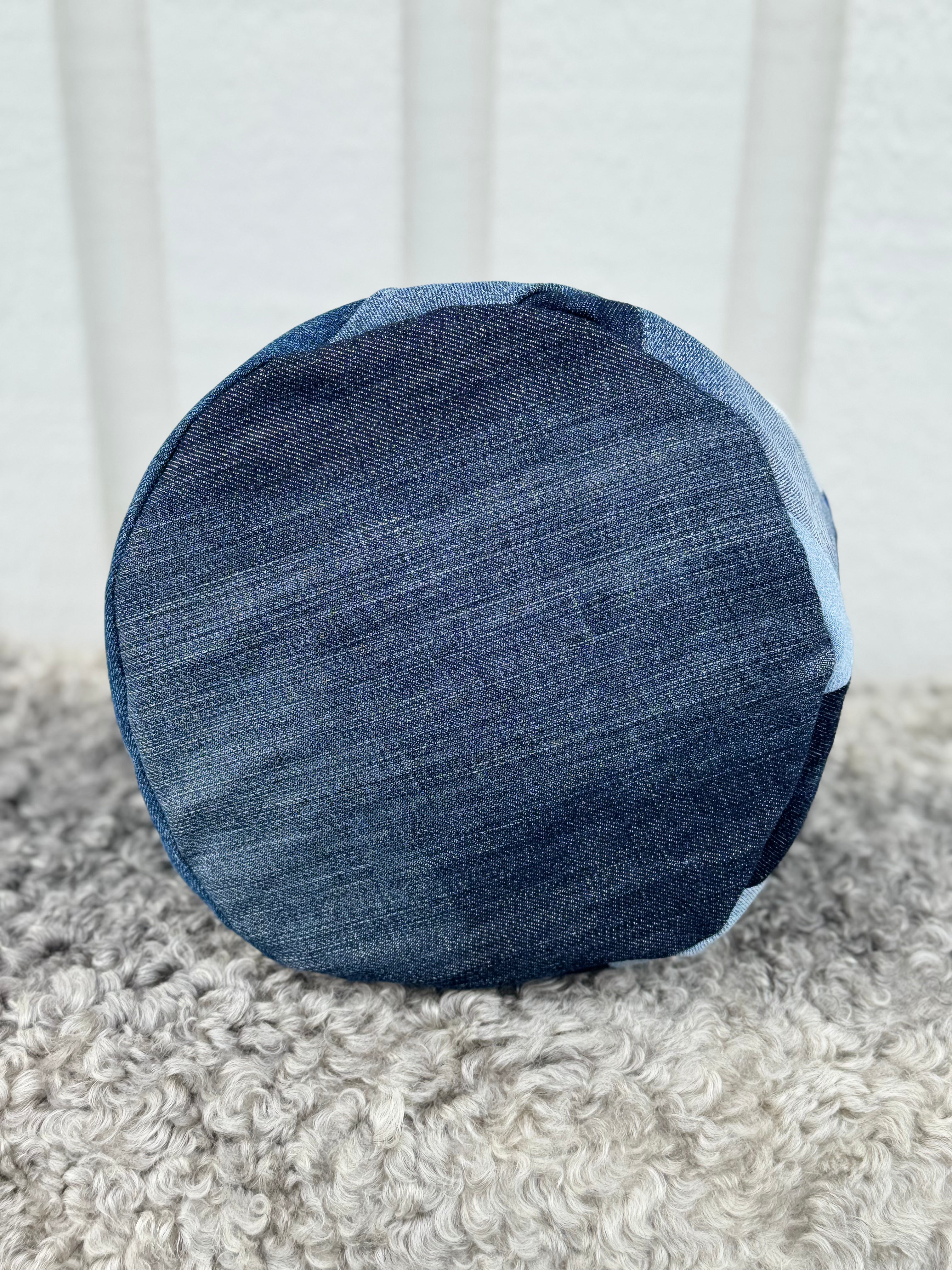 Projektpåse, stor, upcycled jeans, no 2