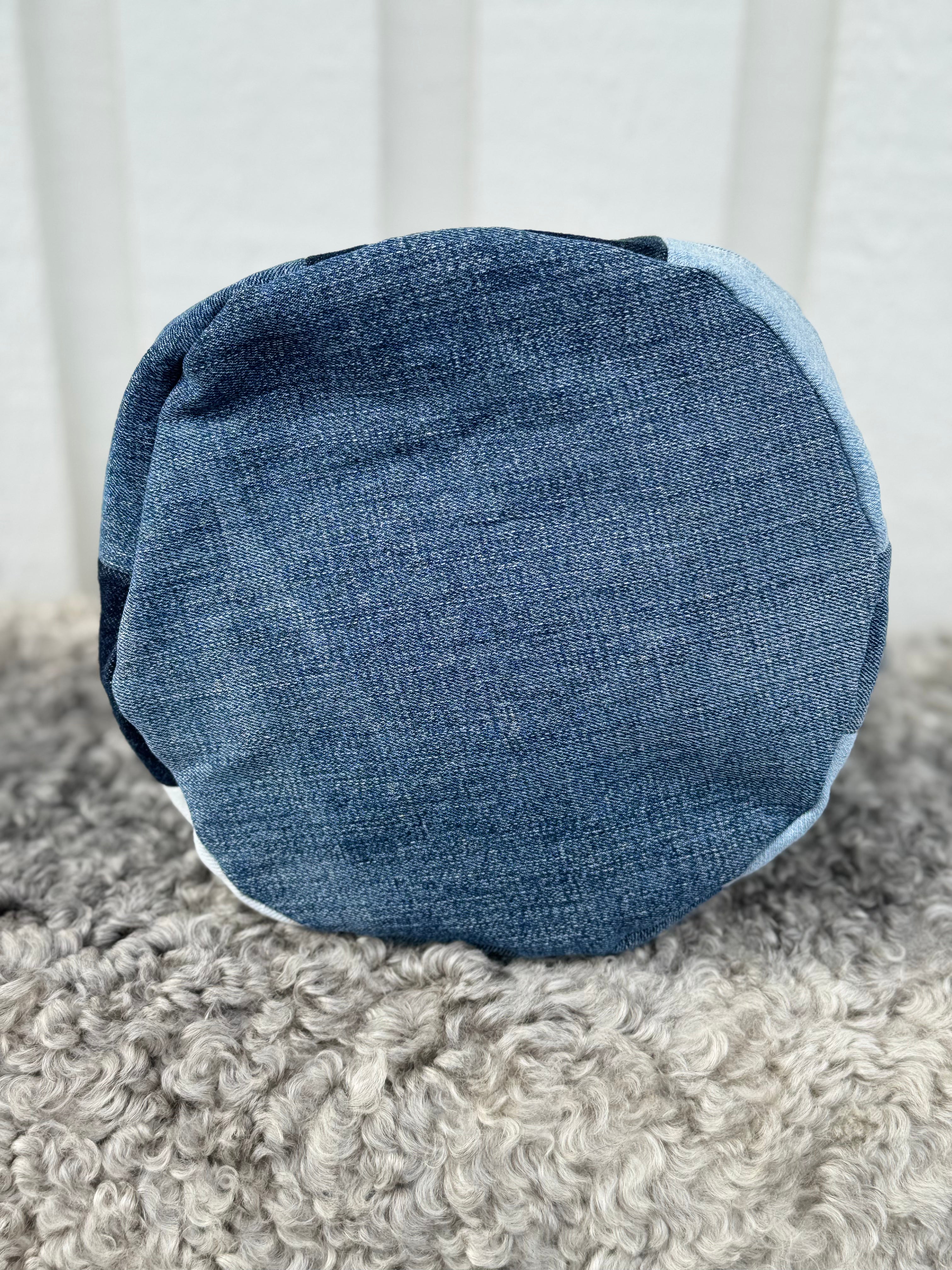 Projektpåse, stor, upcycled jeans, no 4