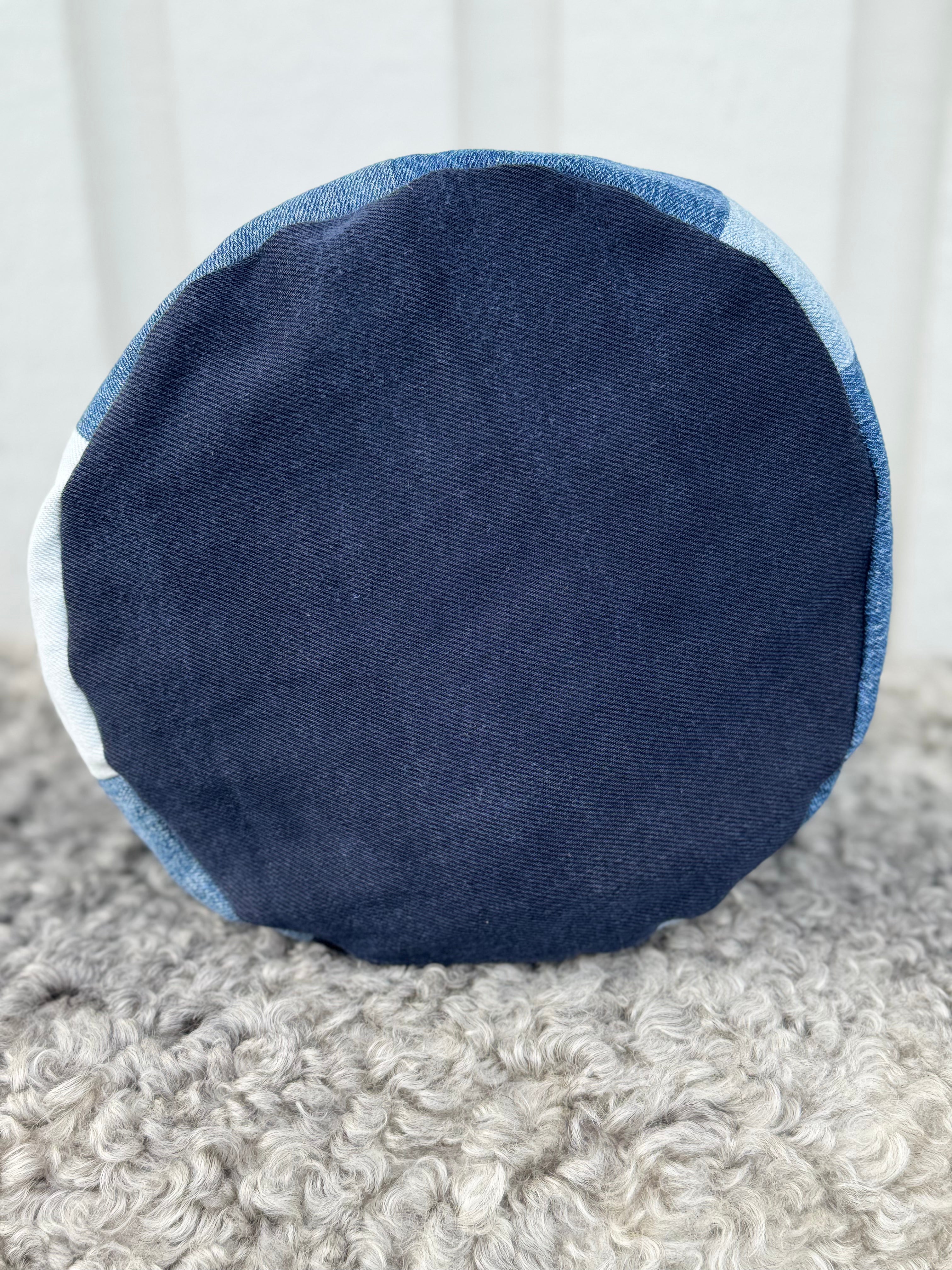 Projektpåse, stor, upcycled jeans, no 6